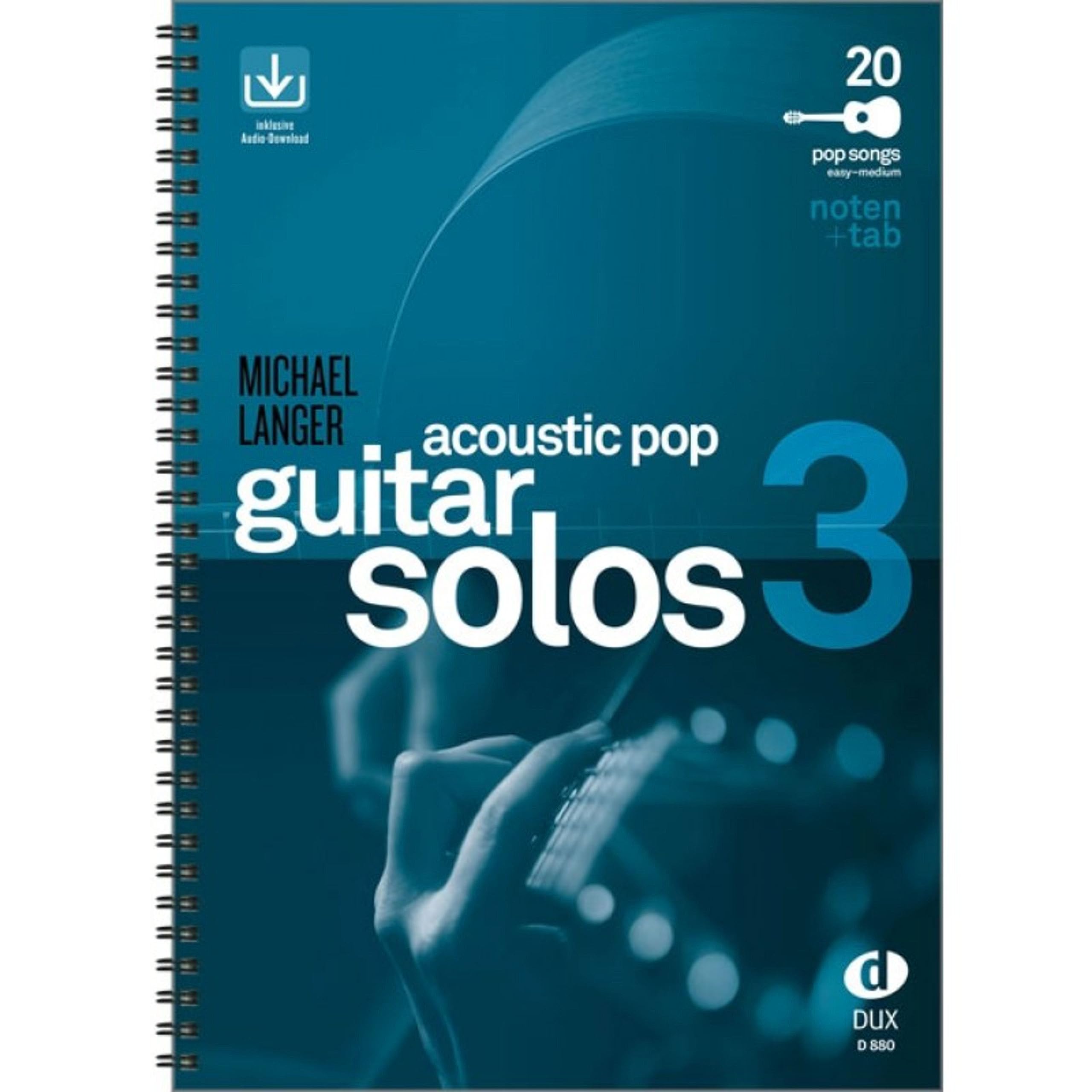 Acoustic Pop Guitar Solos 3 Partitions Idéales pour Vos Soirées Musique
