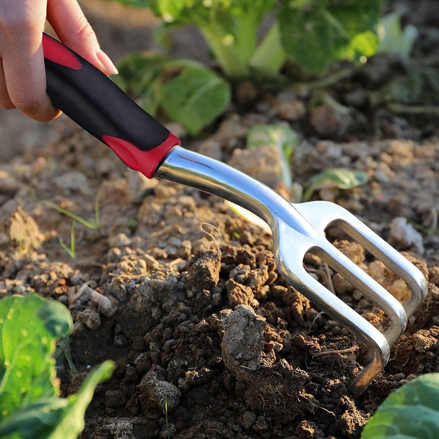 FANHAO Garden Hose Nozzle + Heavy Duty Garden Tools Set