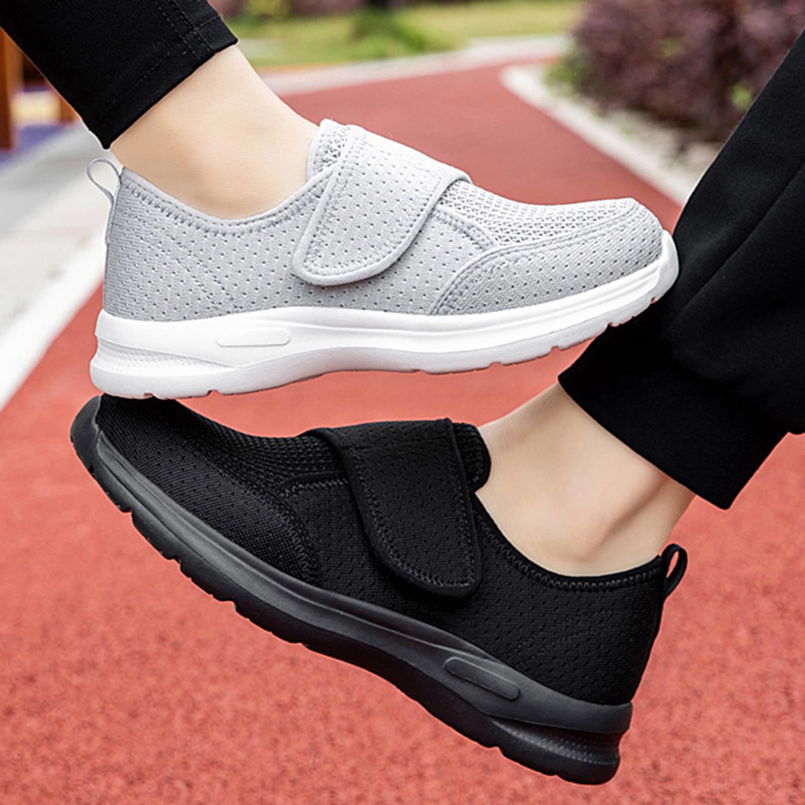 Buty dla cukrzyków, dla mężczyzn i kobiet, oddychające, lekkie buty rekreacyjne, ortopedyczne buty do biegania, hallux valgus, buty do chodzenia w średnim i starszym wieku