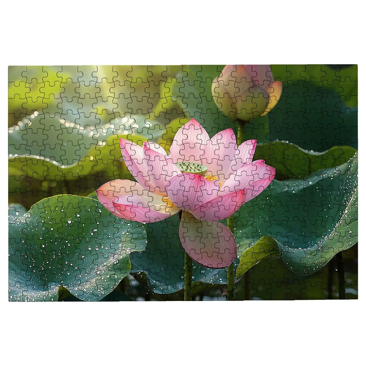 Puzzle dla dorosłych 1500 puzzli kwiatowych 1500 sztuk dla dorosłych, drewniane puzzle do wystroju wnętrz, niemożliwe gry logiczne, unikalne prezenty dla kobiet, mężczyzn, wymagający motyw puzzli