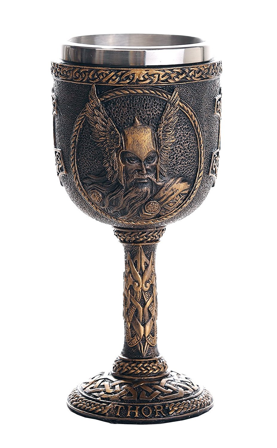 Coupe Thor mythologie nordique pour décoration de table médiévale et fantastique