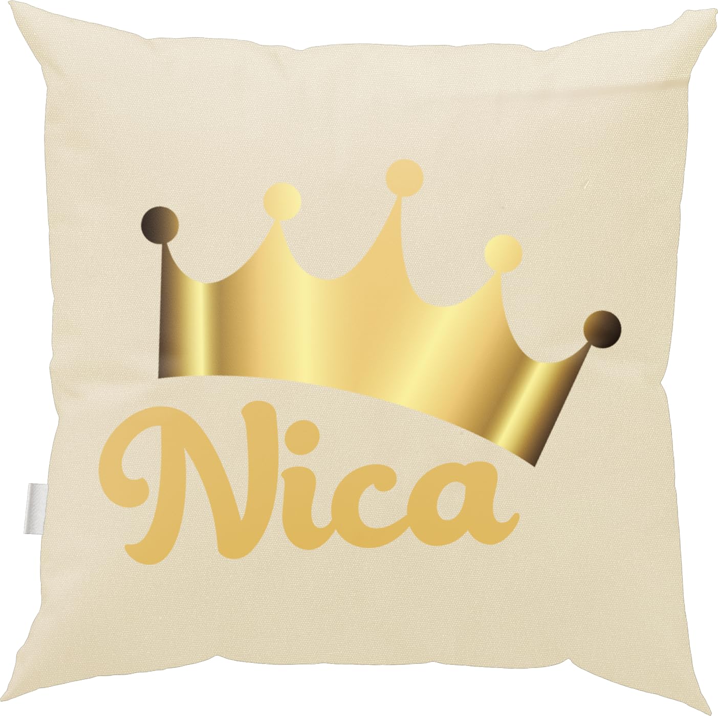 Personalised Valentines Gift Cushion Cover: Custom Pillow Gifts For Her Him On 100% Washed Cotton Canvas Style 7