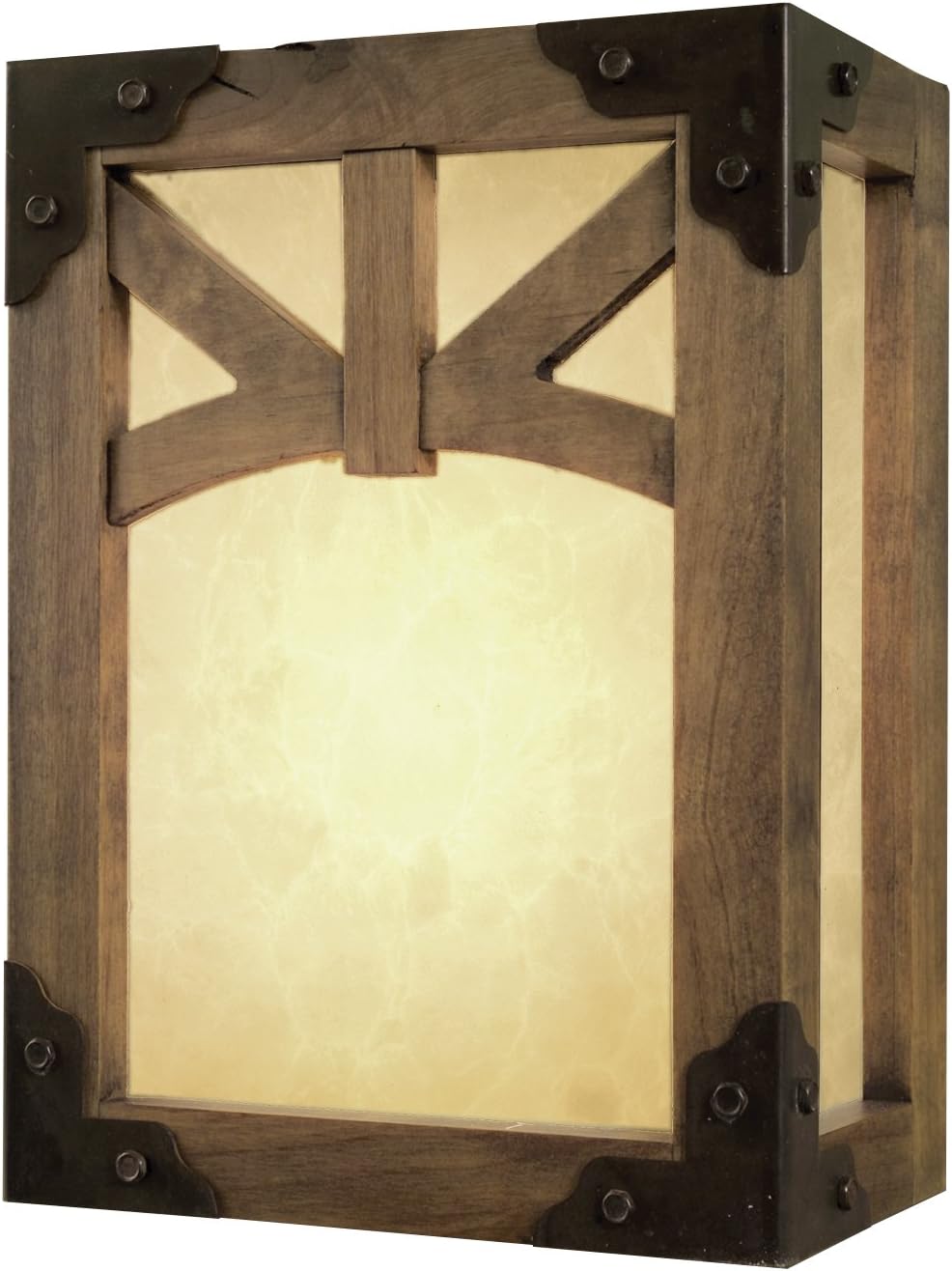 Yellowstone Wall Sconce in Homestead Alder Size 9.5" H x 7" W x 4" D