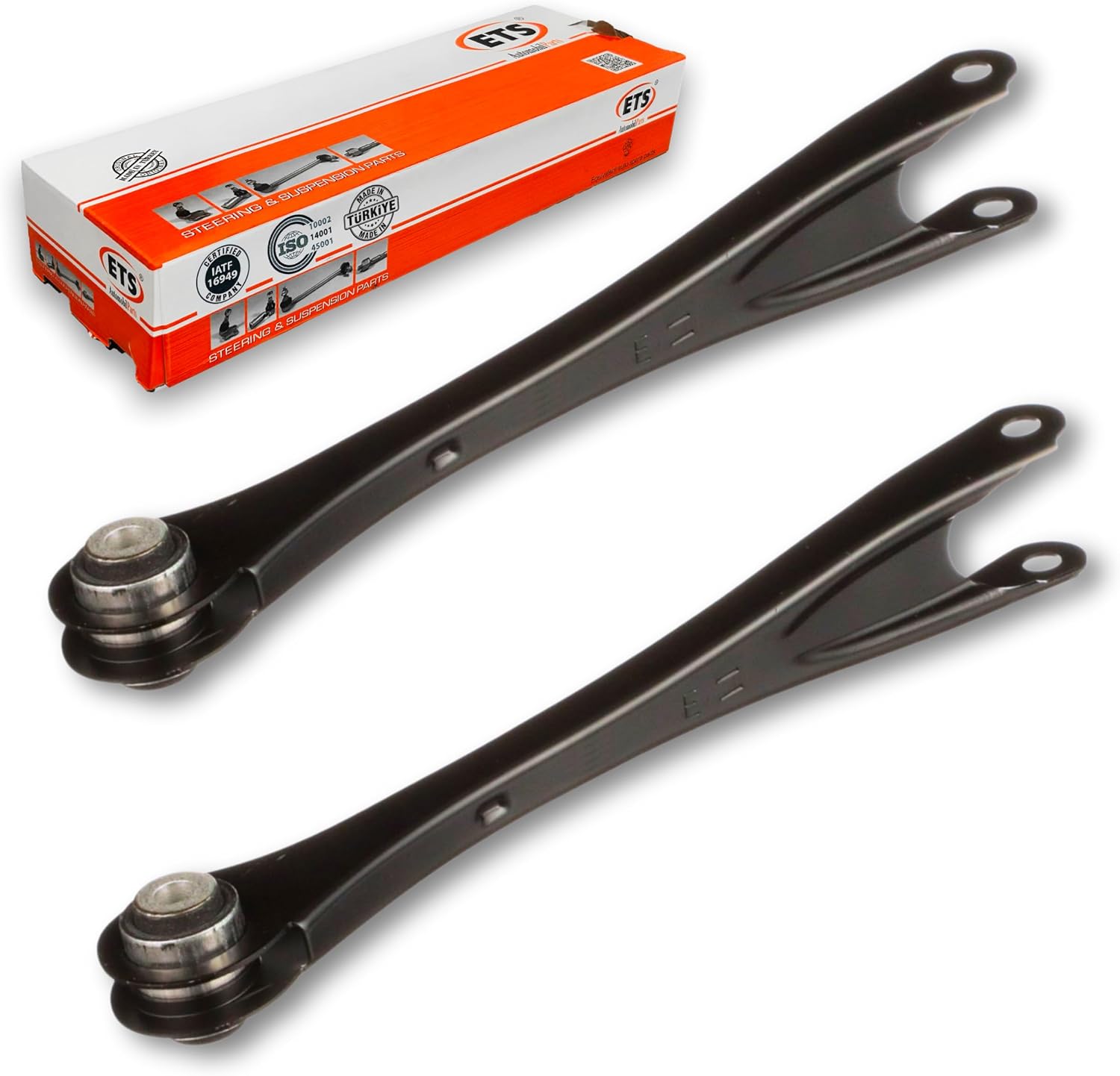 ETS 2Pc Rear Lower Suspension Trailing Control Arm pair kit Fits 2012-2018 BMW 328d 328i RWD RK642849, K642849