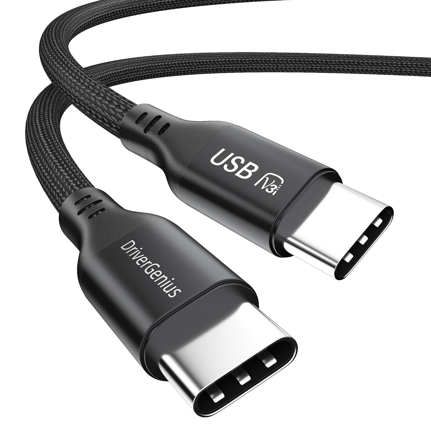 DriverGenius SaranX-PD240 Triple-Mode USB4.0 40Gbps USB-C to C Cable, 240W PD3.1 (48V/20V, 5A), 8K/60Hz Video, Compatible with DP Alt & Power Delivery Devices, 1.8 m, Nylon Braided