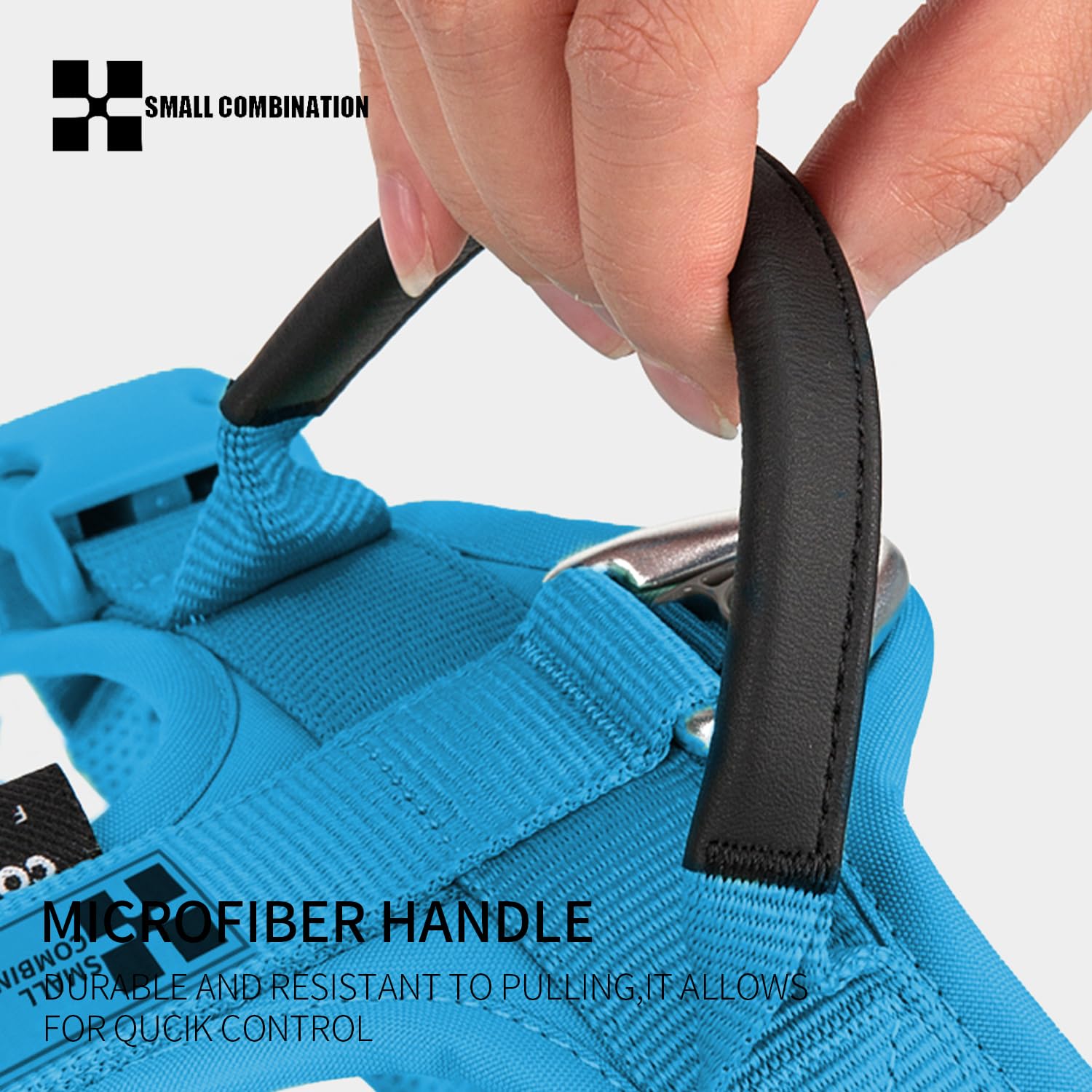SMALL COMBINATION Dog Harness,Escape Proof Dog Harness,Adjustable Vest with Durable Handle,Outdoor Training Walking - Image 3