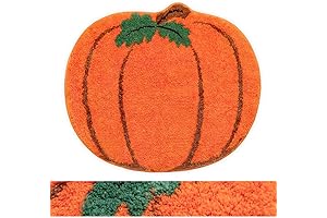 Enhance Fall Festivities with Our Enchanted Halloween Pumpkin Bathroom Rug