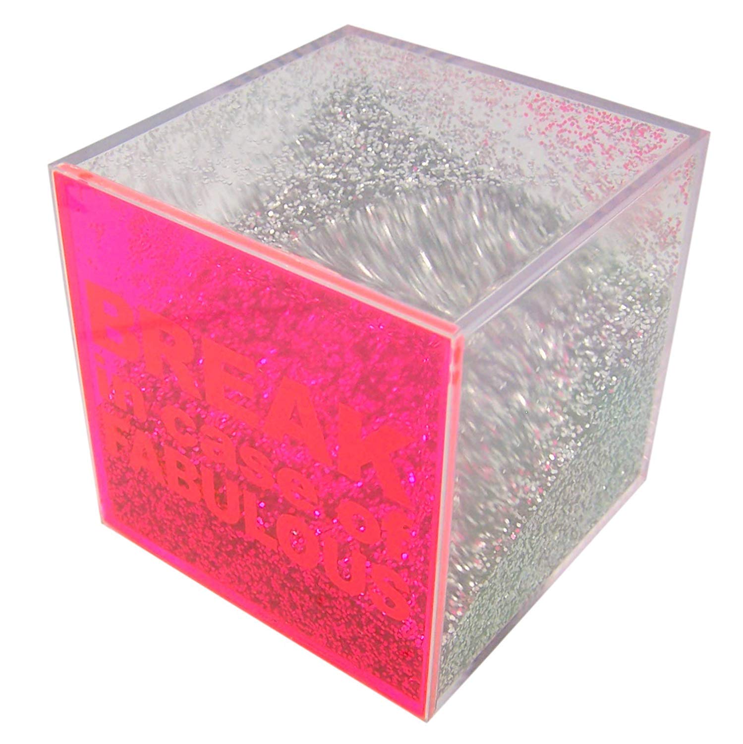 Boston America Break in Case of Fabulous Glitter Box Decor, 3 1/2 Inch