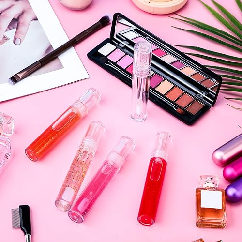 Miniatura 3 de Patelai 30 tubos vacíos de brillo de labios de 0.17 fl oz (0.2 fl oz), contenedores transparentes de brillo de labios, contenedor de lápiz labial,