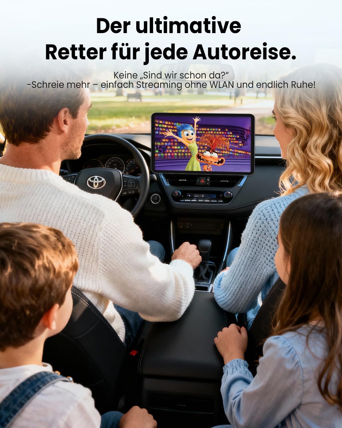 OTTOCAST Play2Video Ultra, 3-in-1 AI Box für Netflix/YouTube/Prime Video Streaming, Kabelloses CarPlay & Android Auto Adapter mit USB-Stick, Dual-Band WLAN, Bluetooth 5.4, 4GB+32GB, Plug & Play