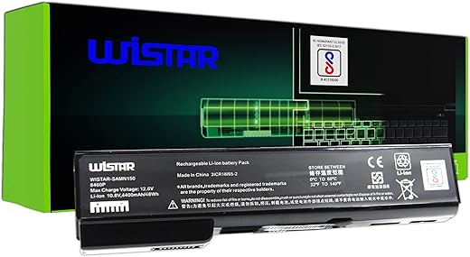 WISTAR Laptop Battery for HP EliteBook 8460P 8470P 8570P 8560P ProBook 6470B 6360B 6460B 6465B 6560B 6565B 6 Cell Battery PN: CC06 CC09 BB09…