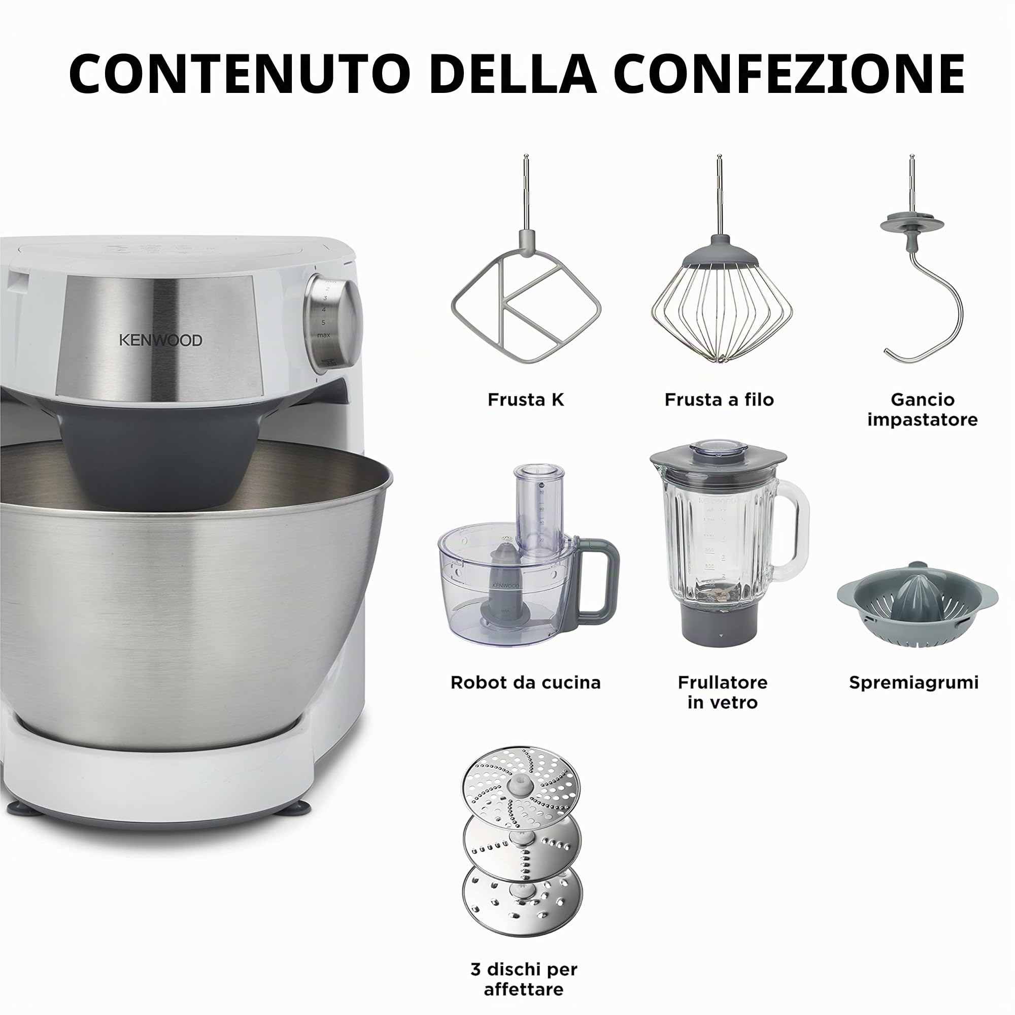 PROCESADOR DE ALIMENTOS KENWOOD KHC 29.J0WH PROSPERO +