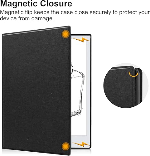 Miniatura 5 de KuRoKo Funda para tableta Remarkable 2, delgada, ligera, con soporte para bolígrafo para tableta de papel Remarkable 2 de 10.3 pulgadas, lanzada en