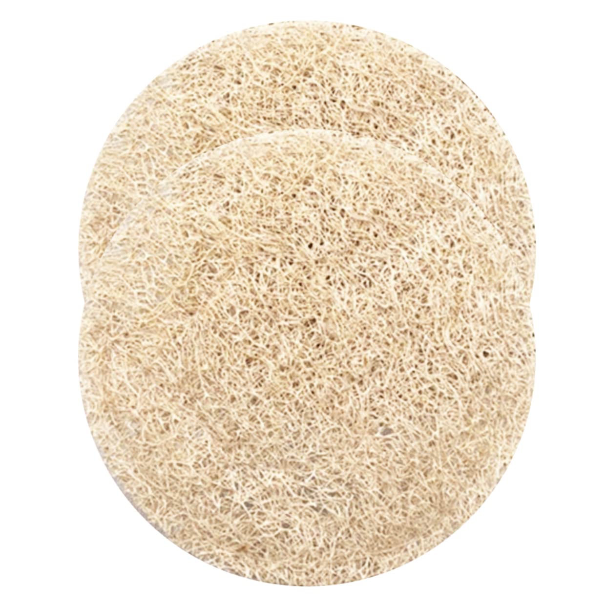Alipis 10pièces sous-Verres Loofah Design Anti-dérapants Sets De Tapis De Tasse Ronds Isolés Et Résistants Chaleur Parfaits pour Maison Le Bureau Restaurants