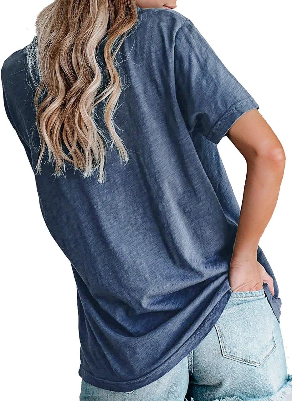 Grandma Shirts for Women Happiness is Being a Grandma Letter Printed Tshirt Grandmother Casual Short Sleeve Tee Tops - Image 4