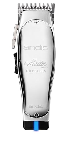 Andis 12470 Professional Master - Cortadora de pelo y barba con cadainalámbrica cortadora de pelo ajustable de acero al carbono para corte cercano