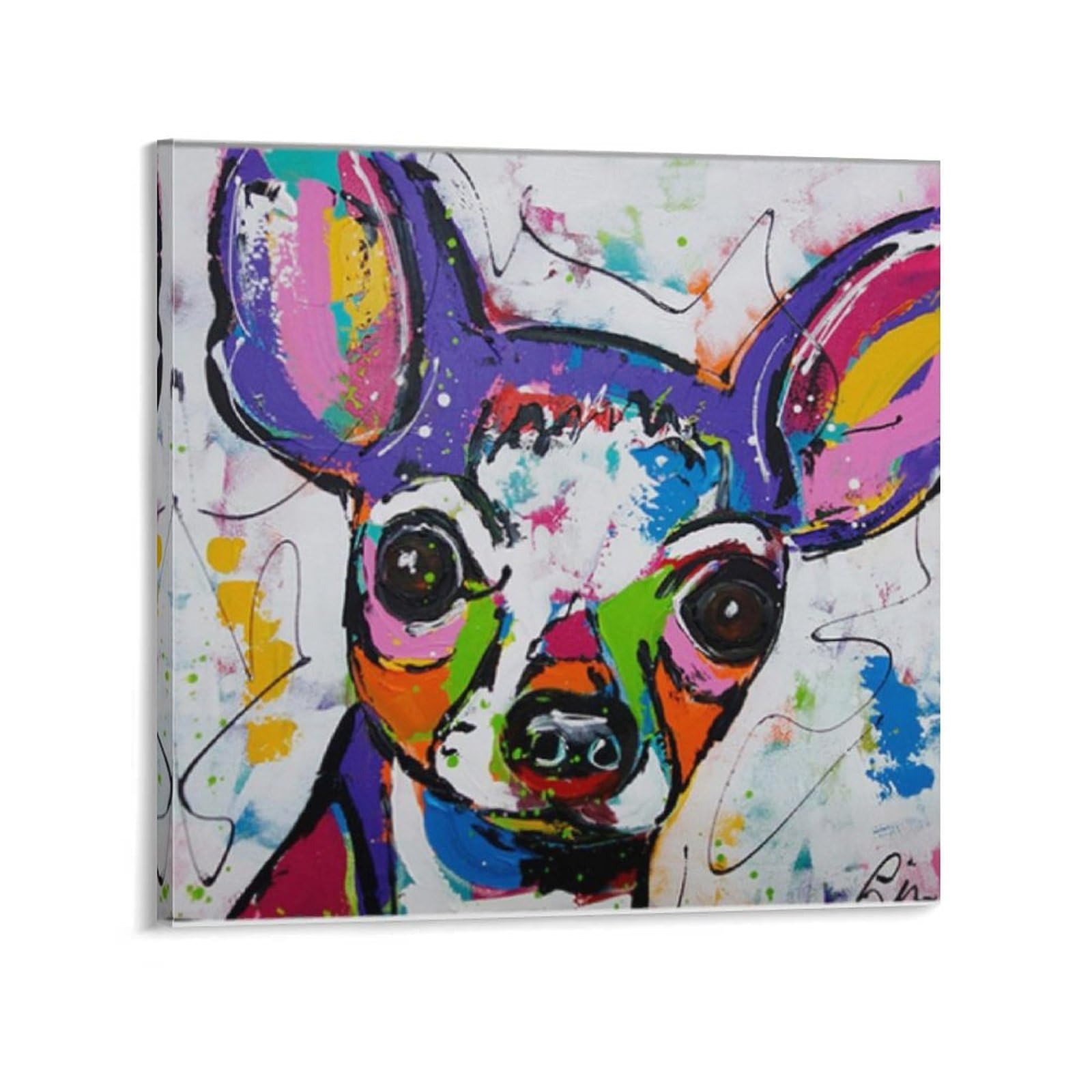 Amazon.co.jp: アートボード 犬 チワワ パネル キャンバスウォール