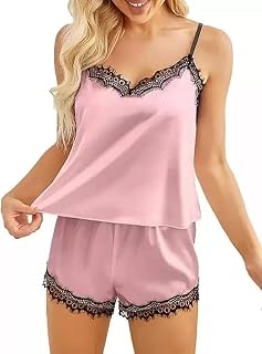 Zoroo Women's Lace Camisole Babydoll Top & Short Set Price In India