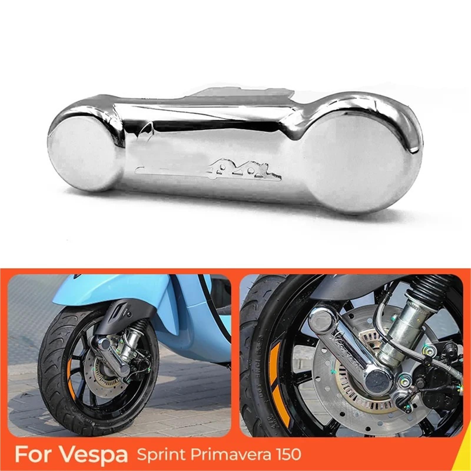 Protezione forcella moto Adatto per Vespa Sprint Primavera 150 GTS GTV 300 LX ABS Copertura decorativa forcella anteriore Tappo ammortizzatore moto