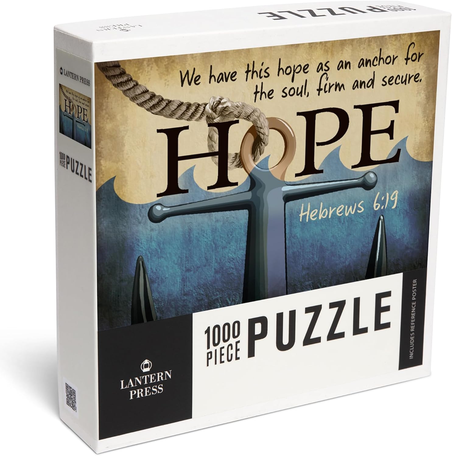 Hebrews 6:19, Inspirational (1000 Piece Puzzle, Challenging Jigsaw Puzzle for Adults, Made in USA)
