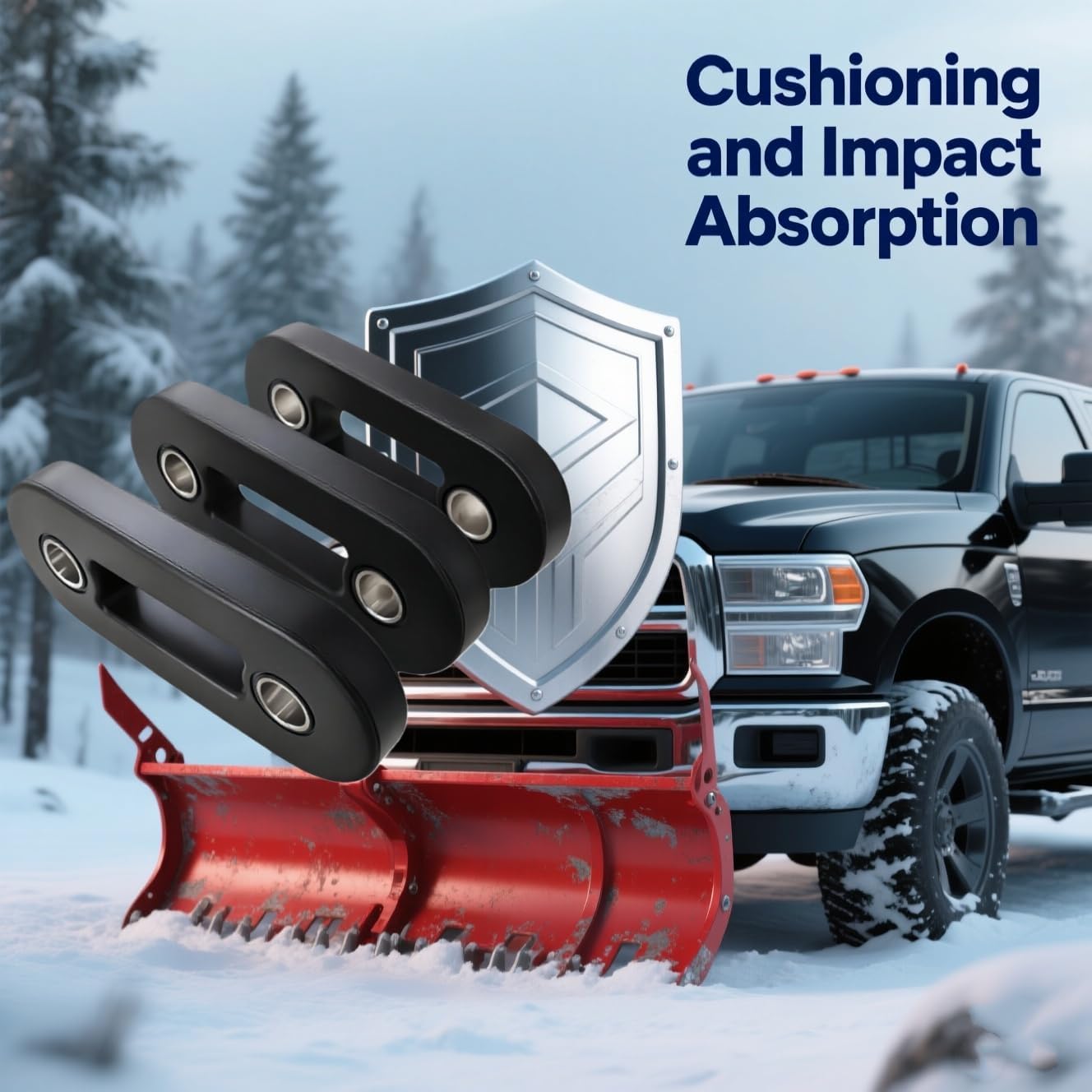 27351 Elastomeric Rubber Trip Spring Kit, for Western Suburbanite Plow, Fisher Homesteader Plow and Poly Plows