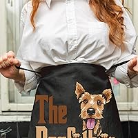 Vista 4 de Delantal con divertido delantal de perro Golden Retriever para cachorros, Golden Retriever-2