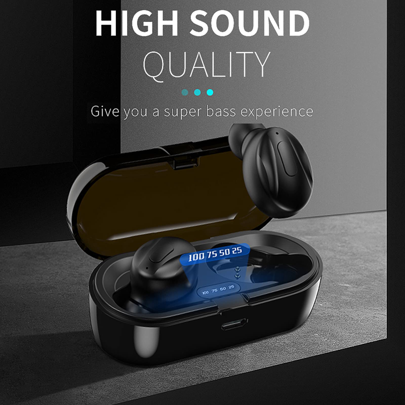 Fone de ouvido Bluetooth, XG13 Fones de ouvido esportivos, fones
