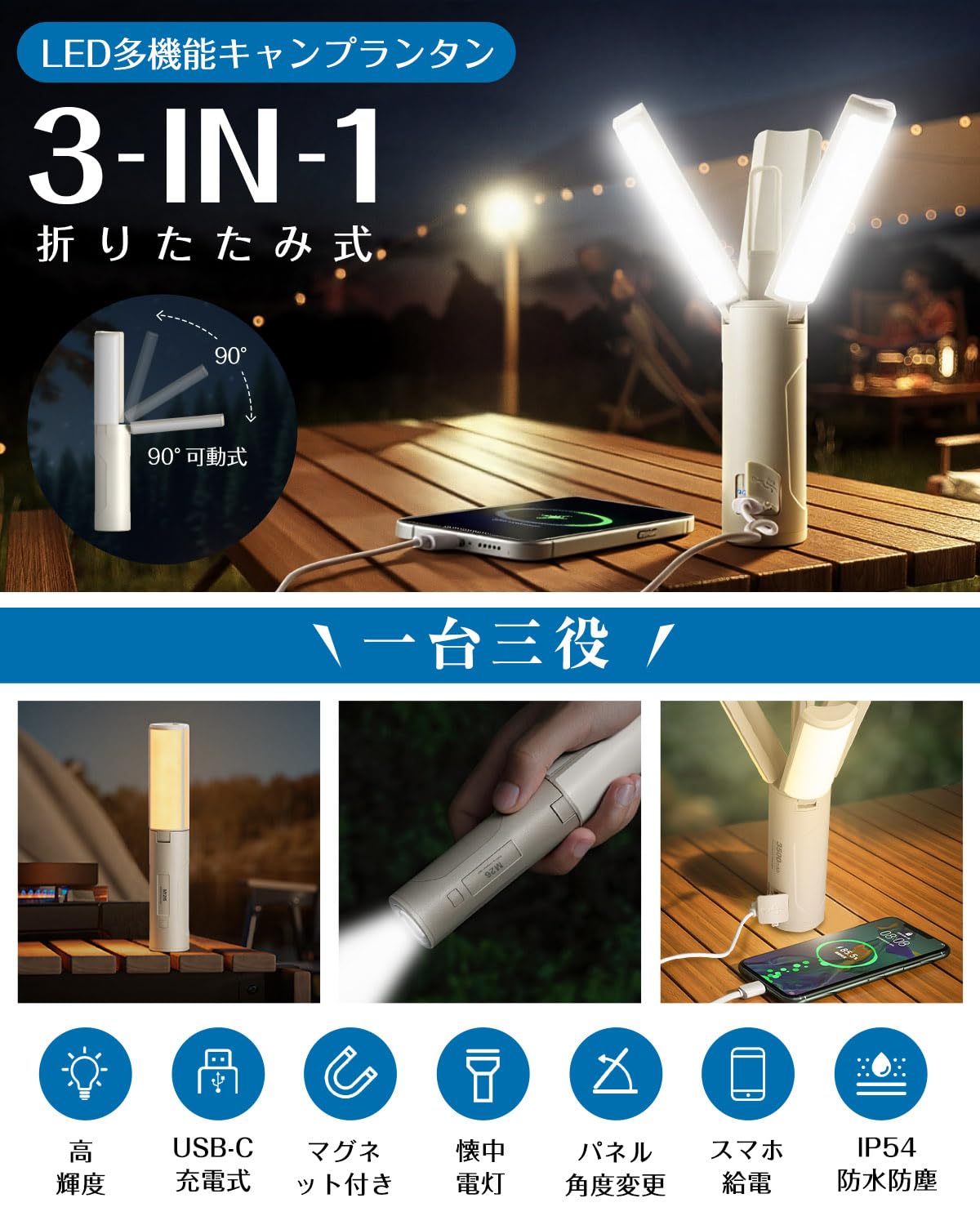 (未使用･未開封品)　懐中ライト&amp;ランタン 300ルーメン [品番]07-9928 LH-S15M6W bt0tq1u Amazon.co.jp: 懐中ライト&ランタン 300ルーメン [品番]07-9928 LH