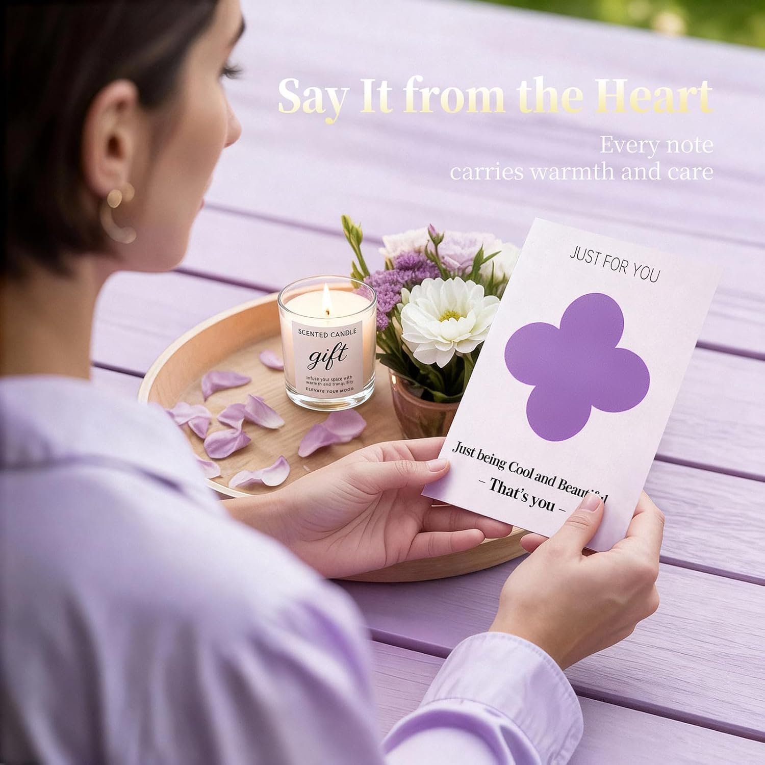 Valentine’s Day Spa Gift Set for Her - Birthday & Luxury Self-Care Wellness Kit Gifts for Wife, Girlfriend, Mom - Perfect Romantic Present for Women, Relaxing Spa Experience, Love & Pampering Gift Box - Image 7