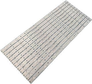 SENHE 11 PCS 8LED(3V) 585mm LED Backlight Strip Fit for Hisense LED55EC520UA LED55K300UD LED55K5100U 55-HD550DU-B21-11X8-3030