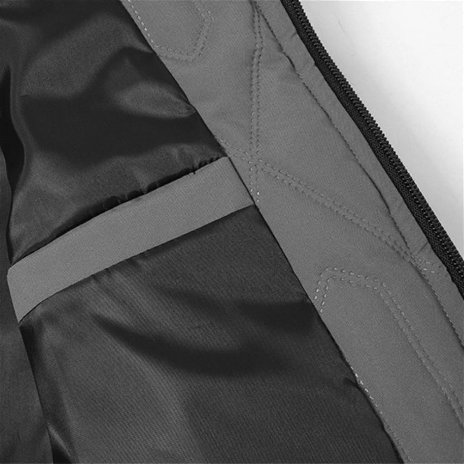 Stockerpoint - Gilet da lavoro in softshell, da uomo | Gilet da moto, in lino, estivo, traspirante, in pelle bovina, trapuntato, traspirante