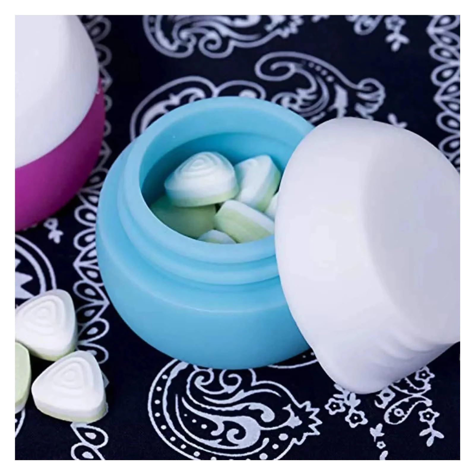 1/4 Stück 20 ml Silikon-Reiseglas | Silikon, auslaufsicher, nachfüllbar, tragbar, 20 ml, for den Reisegebrauch(7)