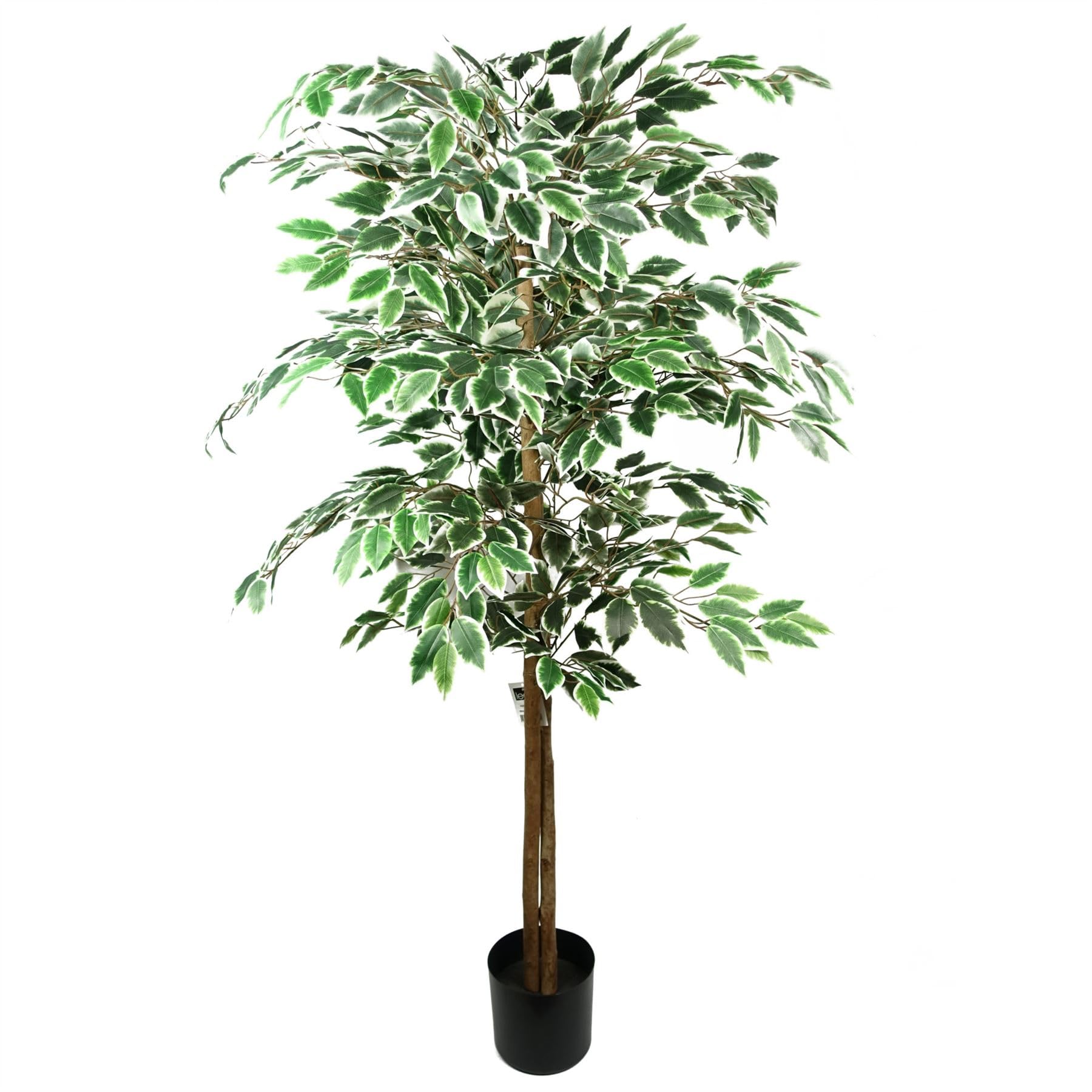 Artificial Silk Ficus Tree 150cm Green Realistic Faux Indoor Home Office Decor