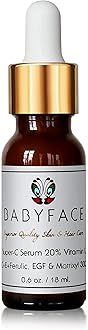 Compare Ingredients! BABYFACE Super-C Micro-encapsulated 20% Vitamin C Serum + Ferulic Acid + Vit E + EGF + Matrixyl 3000 + Peptides + Amino Acids & Resveratrol. 0.6 oz.
