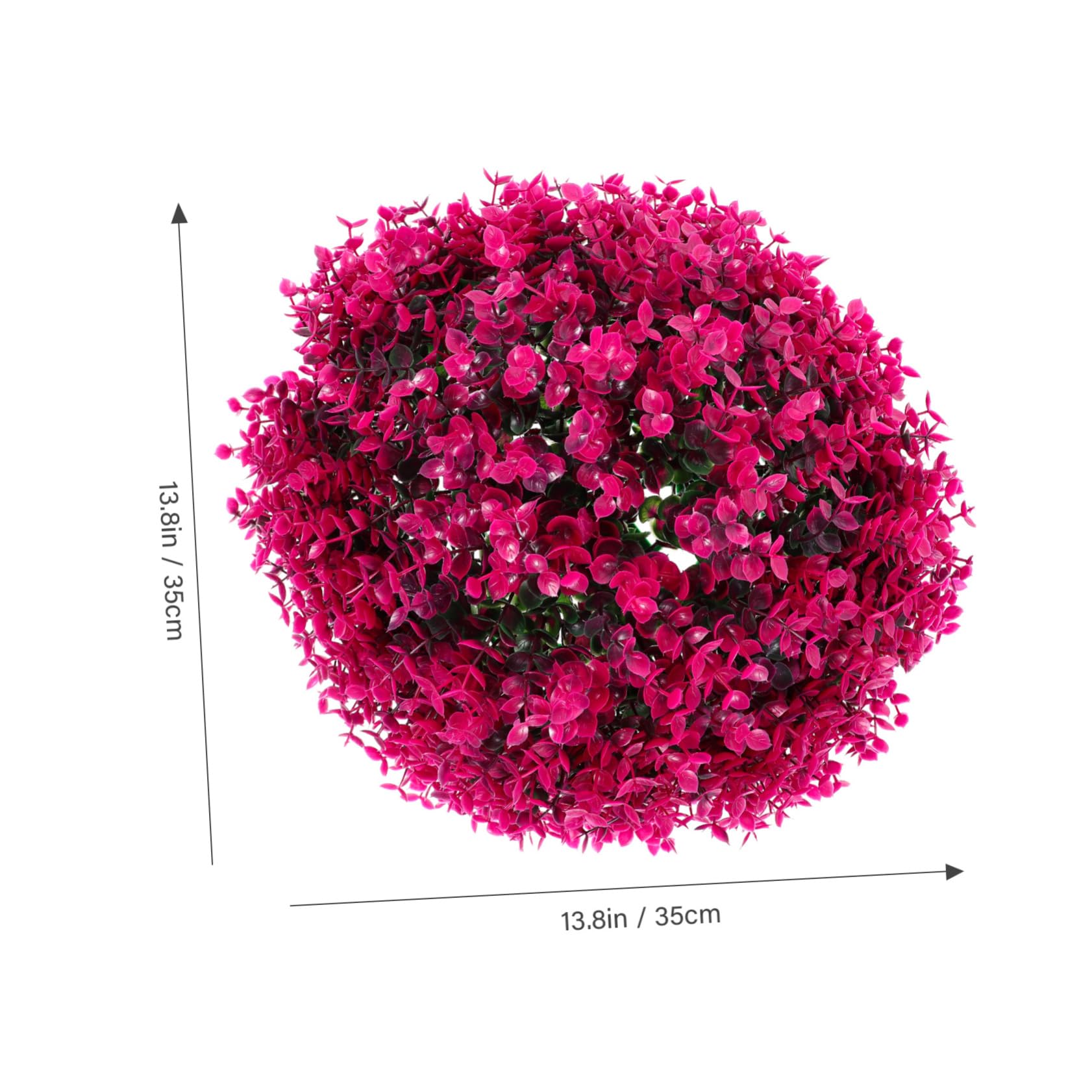 Palla Decorativa Finta di Eucalipto Palla Topiaria Foglie di Eucalipto per Decorazioni Interne Piante Artificiali per Casa e Giardino Ornamentale Finta Naturale