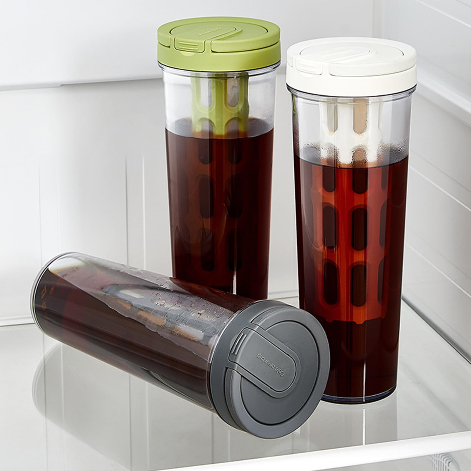 Amazon | HNJZX 冷水カップとアイスティーの浸出機、飲料冷却器大容量