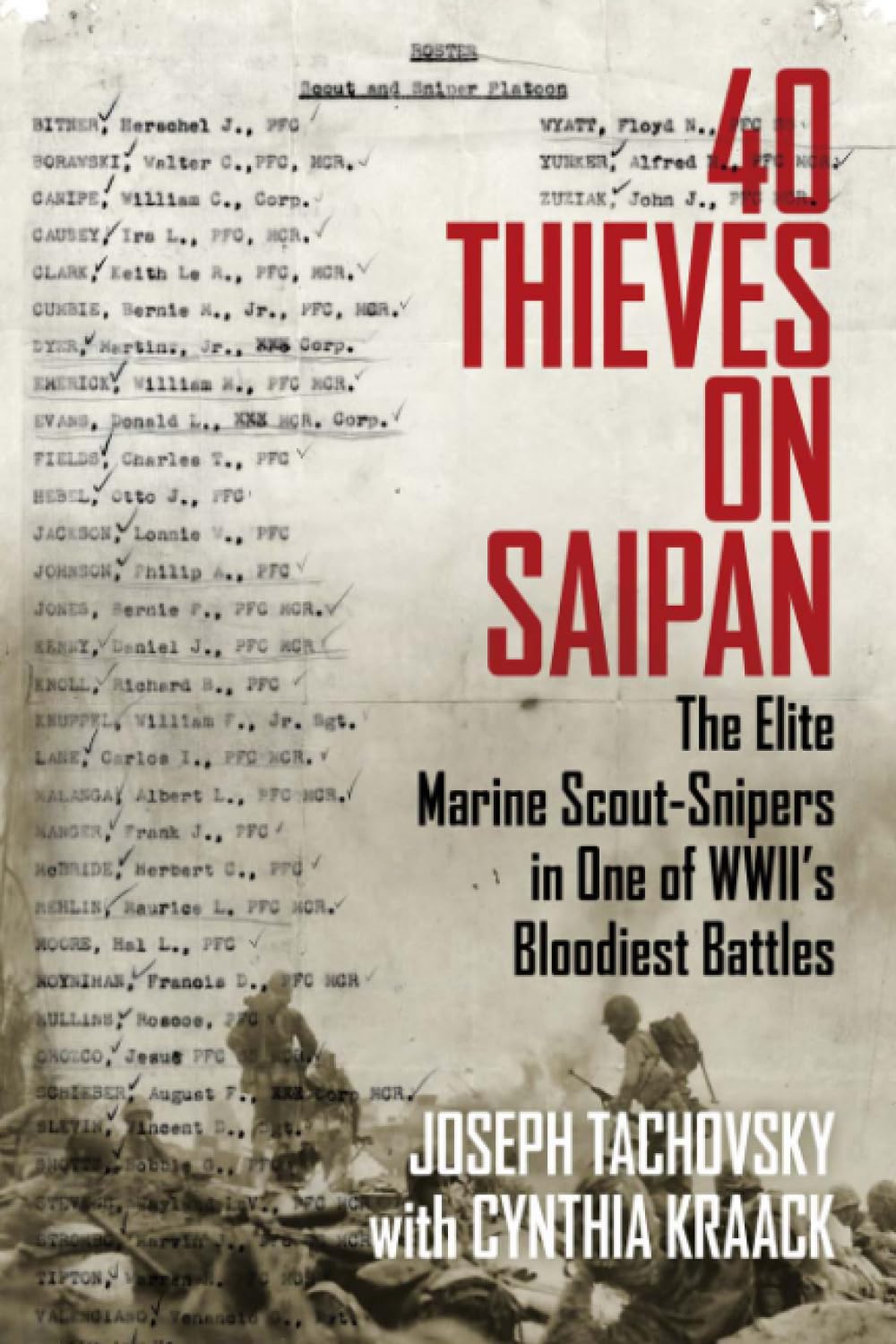40 Thieves on Saipan: The Elite Marine Scout-Snipers in One of WWII's Bloodiest Battles (World War II Collection)