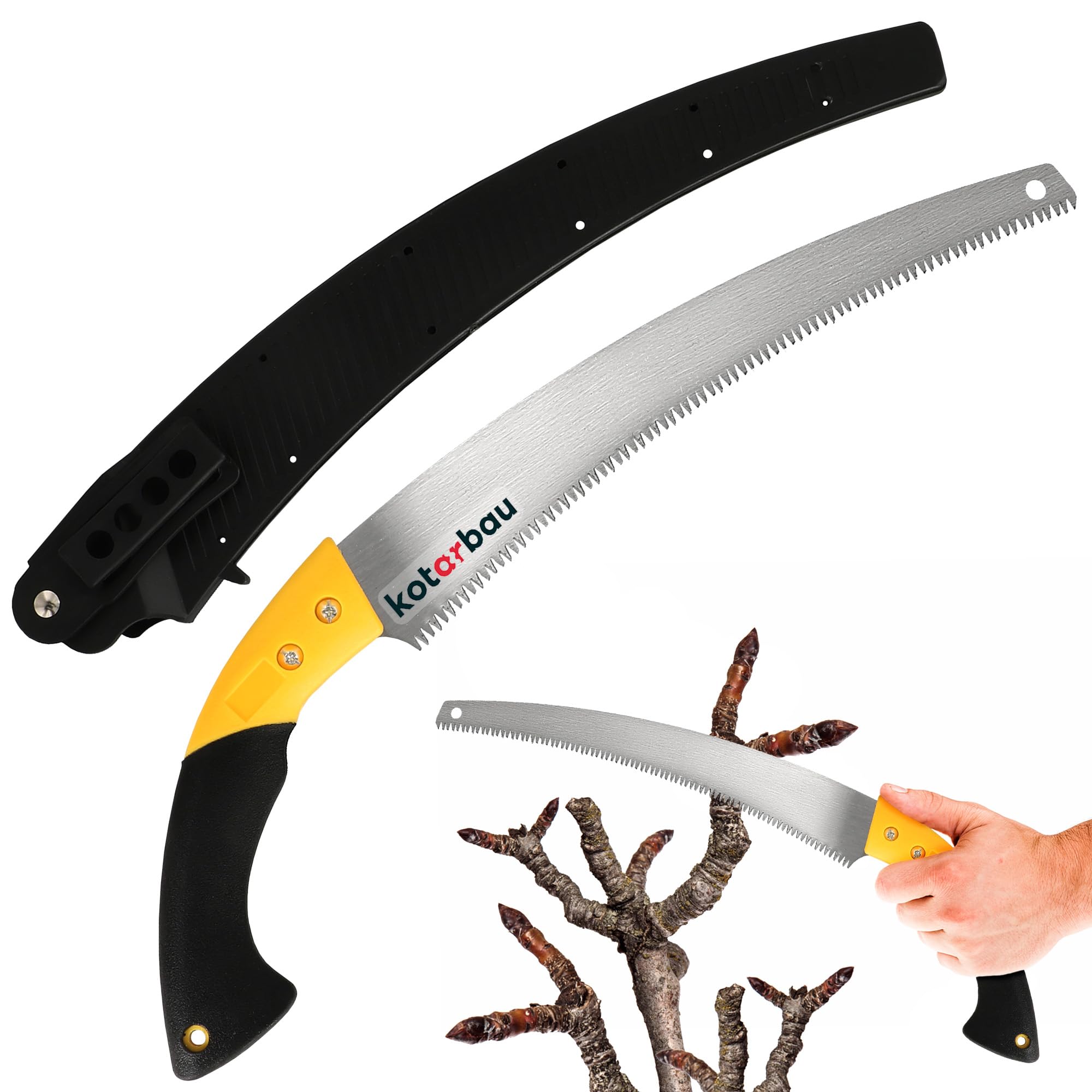 KOTARBAU® Sega da Giardino 320mm Piegata Manuale per Taglio Rami Arbusti