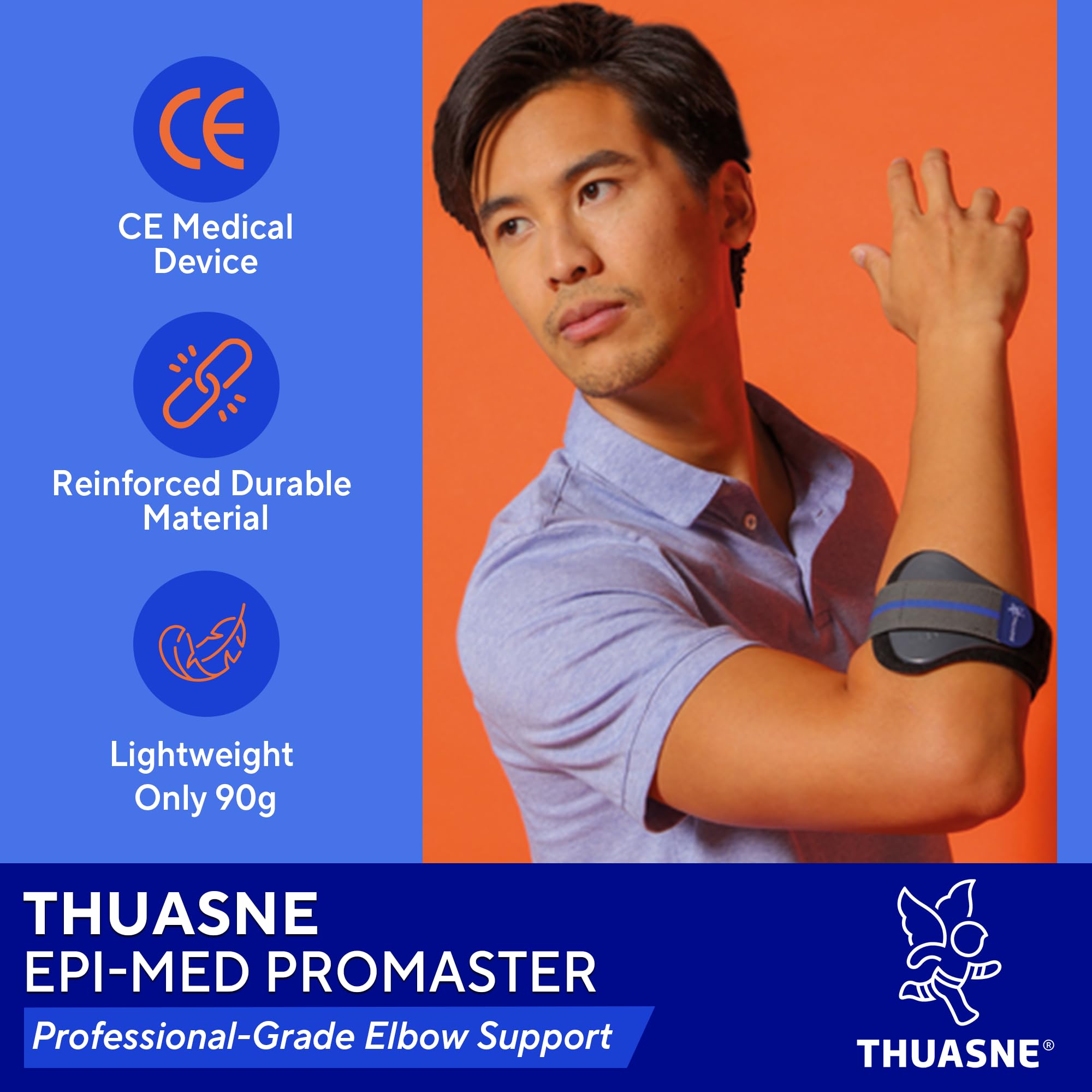 Thuasne Bracelet Anti-Épicondylite Epi-Med Pro-Master Taille S