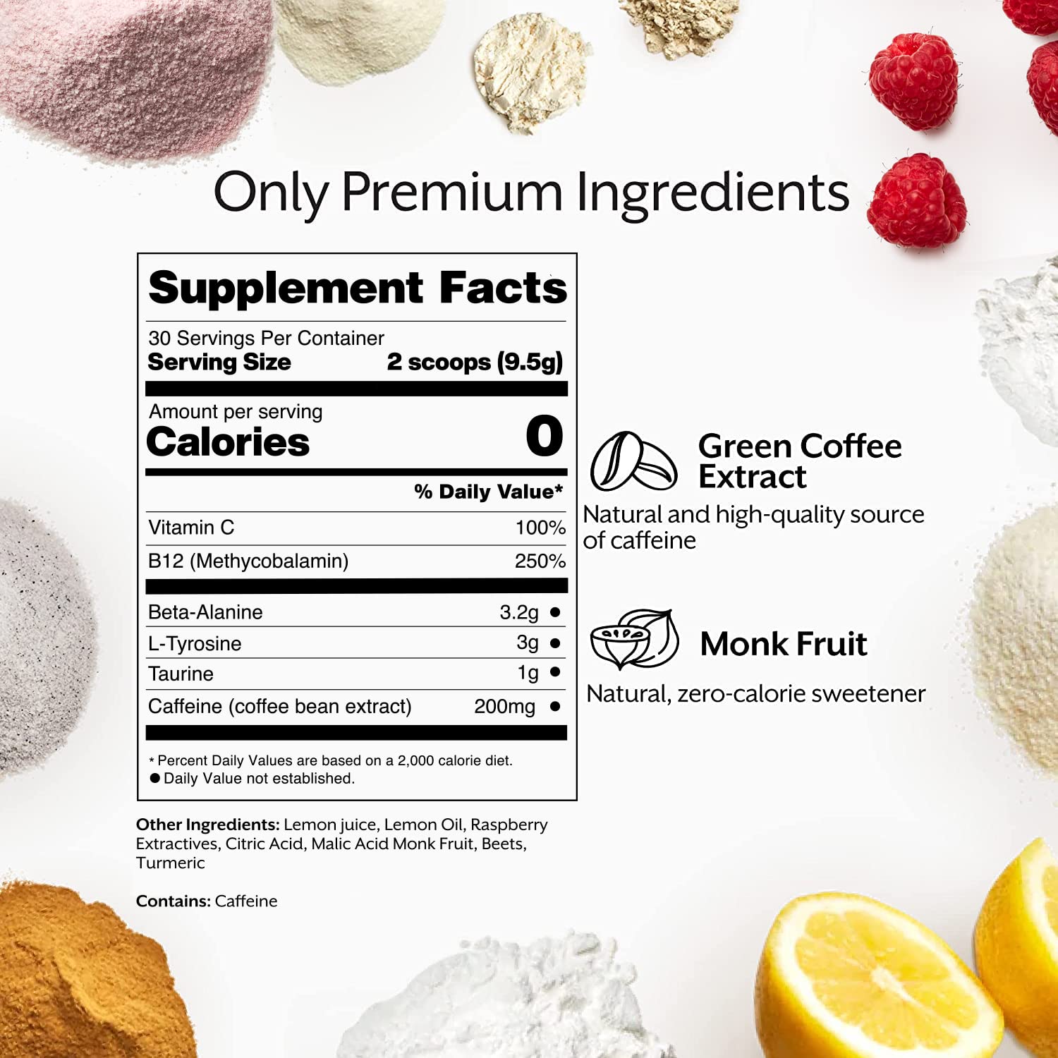 ProMix Nutrition Pre Workout Powder, Raspberry Lemon - 30 Servings — Amazon image 5