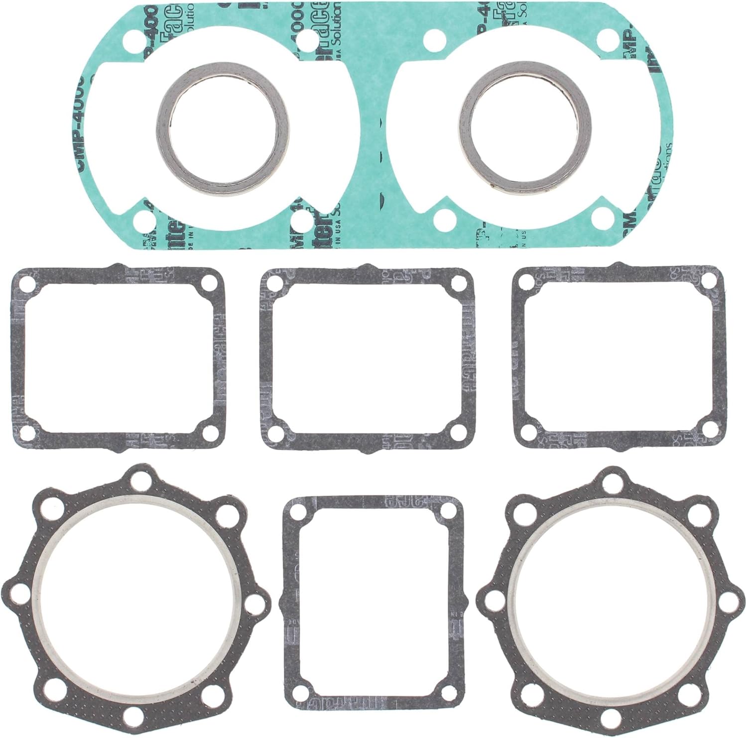Vertex-Winderosa Full Top Gasket Set for Yamaha Phazer II LE 1994, Phazer II LE 480 1995, Phazer II LE PZ480 1996, Phazer II Mountain Lite 480 1996 1998 1999, Phazer II ST 480 1991 1992 1993 1994 1995
