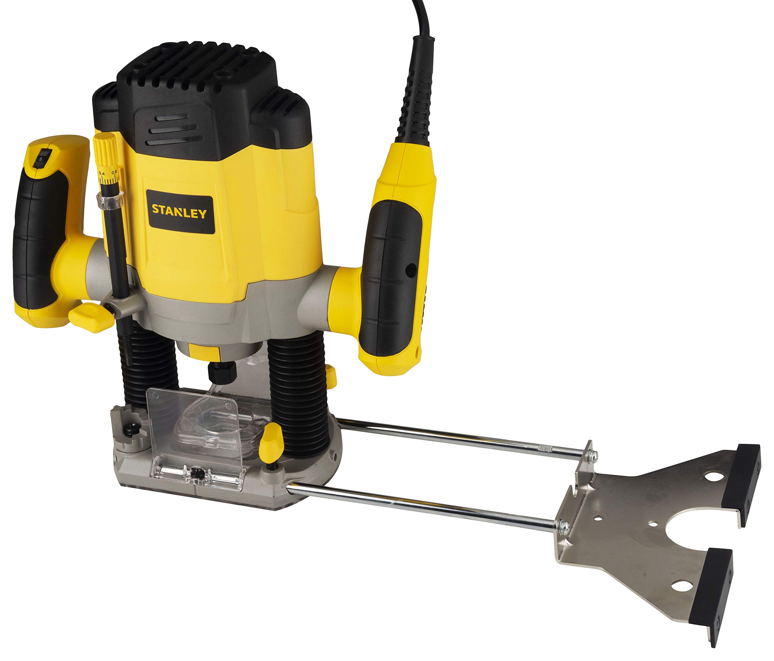 STANLEY SRR1200 1200W 55mm Variable Speed Plunge Router with 6 Router bits 2