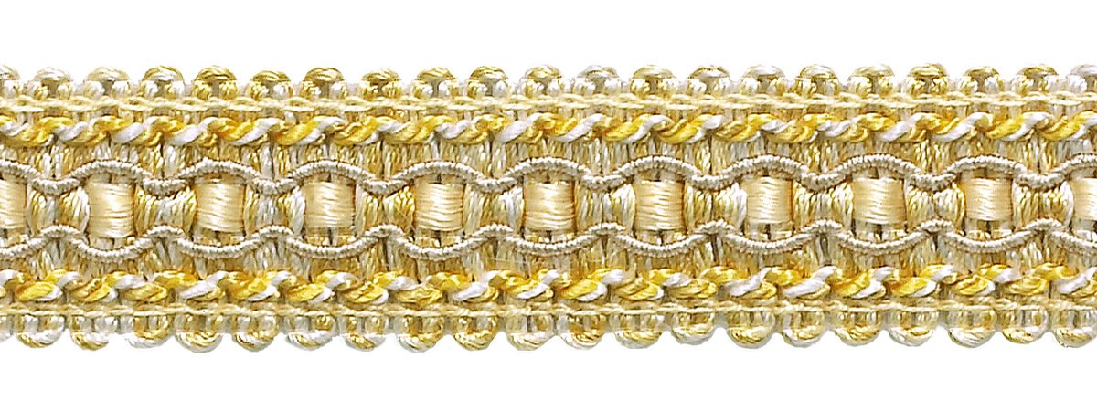 Gimp Braid Style 0125IG Imperial ruban galon 32mm Winter Sun passepoil 8,2m