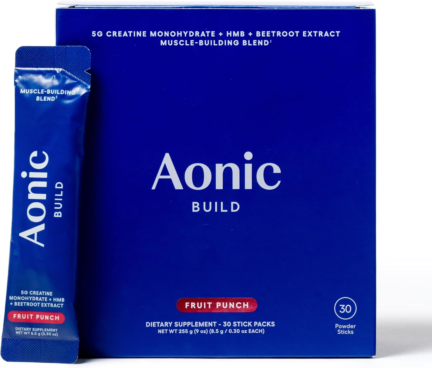 AONIC Build | 3-in-1 Creatine, HMBPro™...