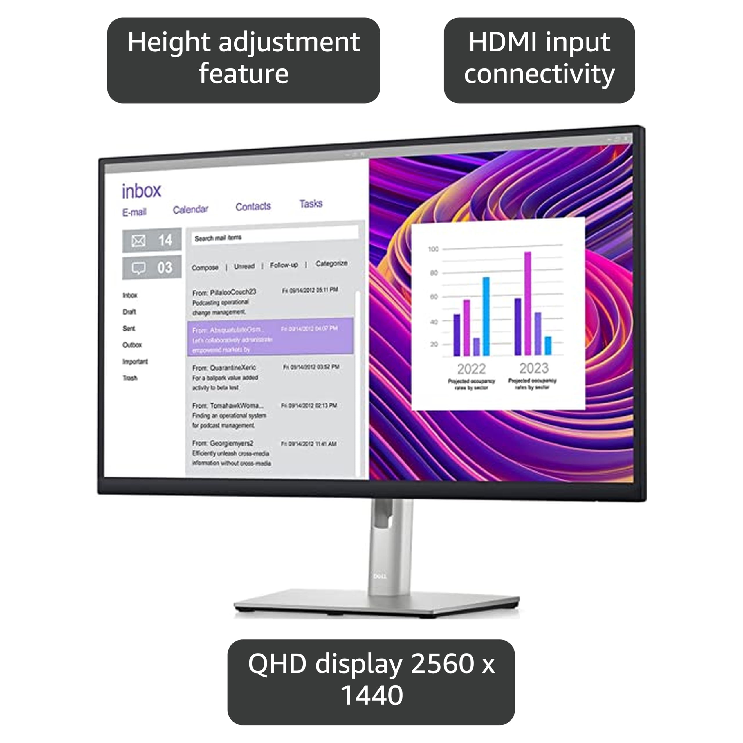 Amazon.com: Dell P2723DE 27