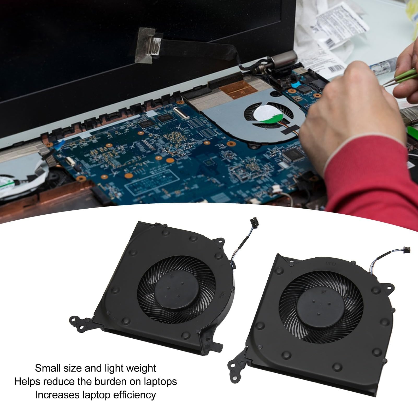 Ventilateur de Refroidissement CPU et GPU de Remplacement for Legion 5 5I 15IMH05 15IMH05H 15ARH05 15ARH05H, Ventilateur de Refroidissement for (Ventilateur de