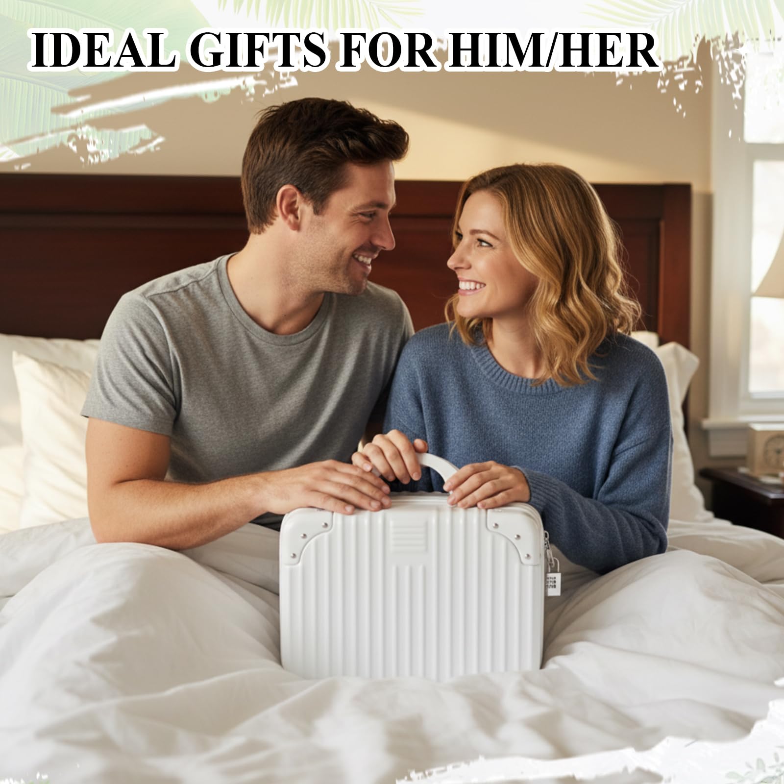 Dansydaisy Adult Game Toy Storage Organizer Case and 9 Pcs Toy Storage Bags, Reusable Toy Organizer Case Lock Box for Women and Men, 3 Sized Toy Bag for Home(): White, Gray, Black