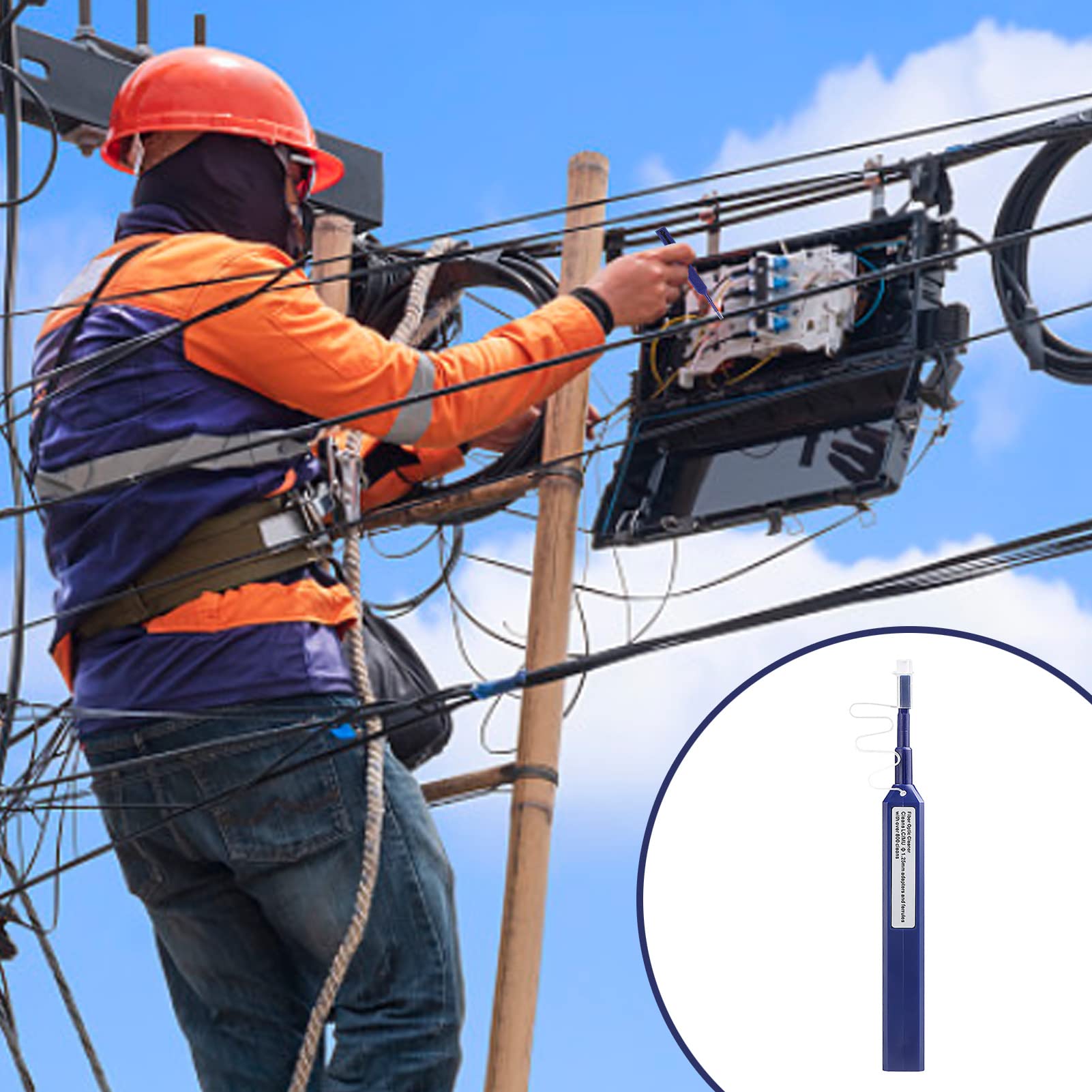 Glasfaserradierstift Zum Radieren, Fiber Op tic Cleaner, Säubern Und Reinigen, Nachfüllbarer Glasradierer Mit Metallspitze, Stufenlos Verstellbar, Touch Faserreiniger Mit 180° -Drehung