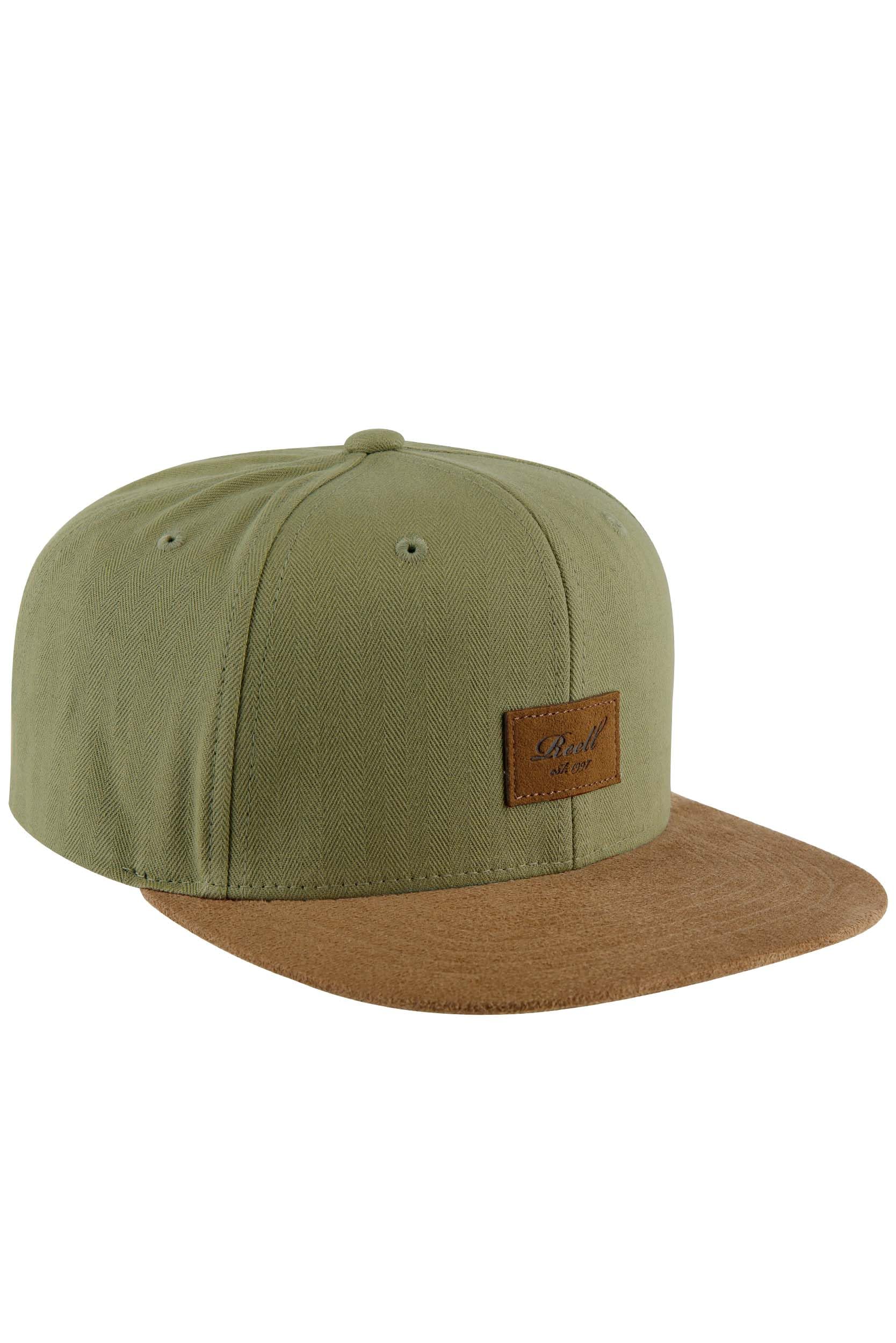 Reell Suede Cap, Cap for Women and Men, Seagrass Herringbone, One Size