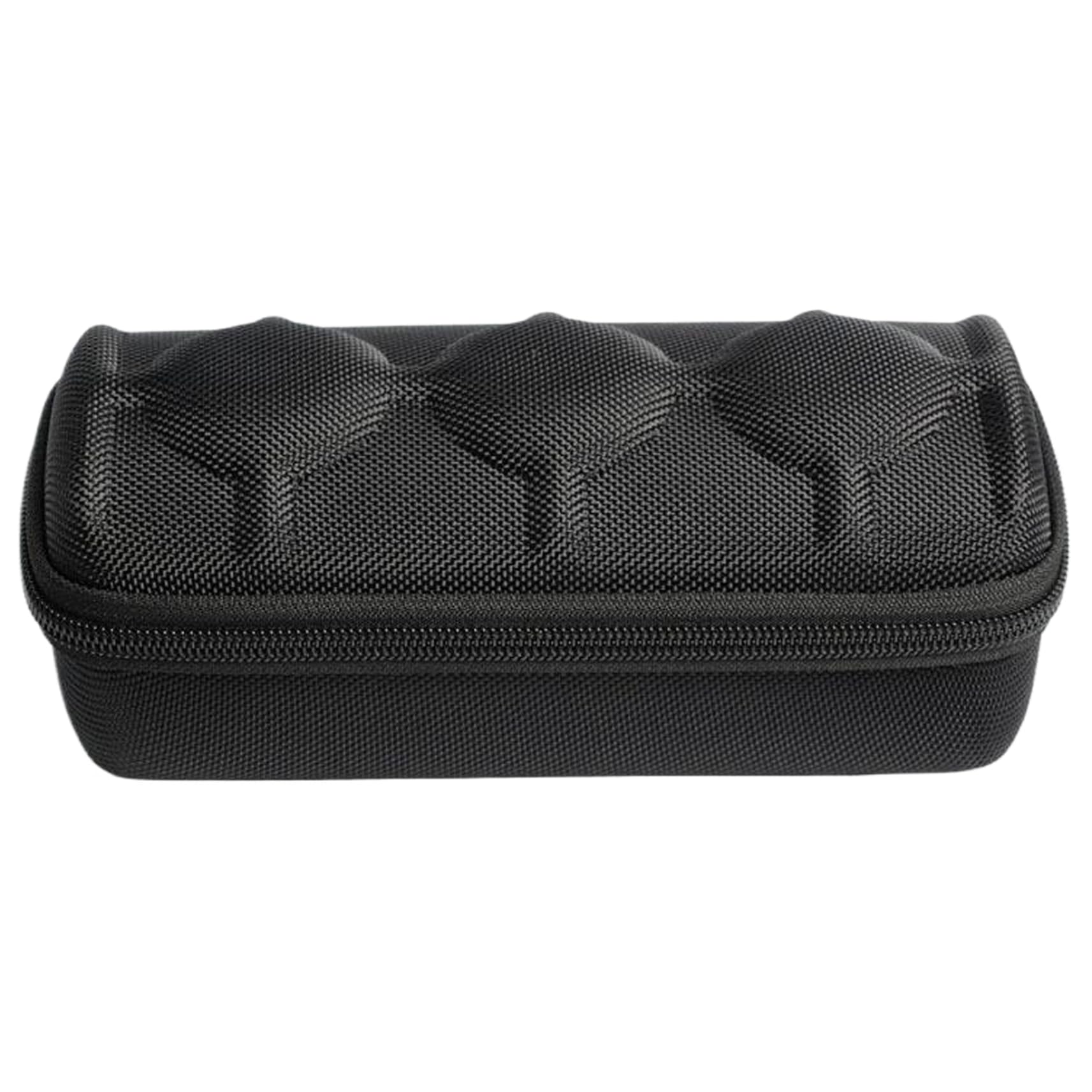 Lawnrden 3 Slots Case Organizer, Watch Box for Men, EVA Watch Box with PU Cushion, Black Minimalist Case, 3 Slot Zipper Closure Holder for Storage, Display, Travel, Gift